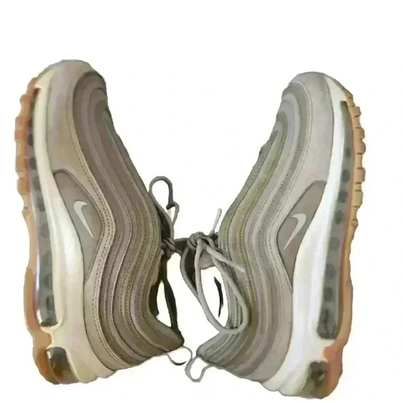 Nike Womens W Air Max 97 UT Khaki/Light Bone Sneaker 7.5 - Picture 6 of 16